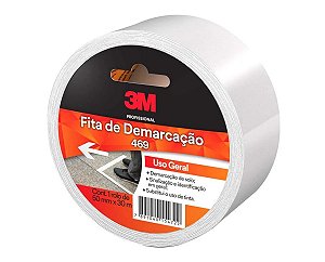 FITA ADESIVA DE DEMARCACAO BRANCA 100MM - 471J