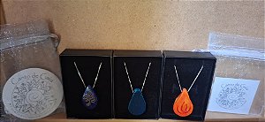 Colar Difusor Pessoal com Cordão de Prata