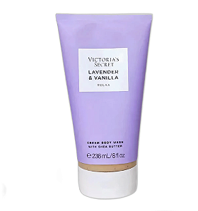 Lavander & vanilla  relax sabonete em creme de banho victoria's secret 236ml