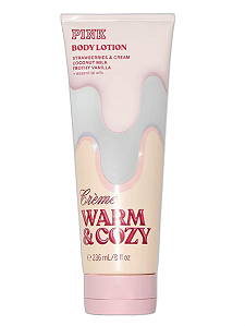 Creme warm & cozy body lotion loção hidratante pink victoria's secret 236ml