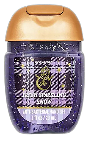 Anti bacterial Hand gel Bath & Body Works Fresh Sparkling Snow 29 ml
