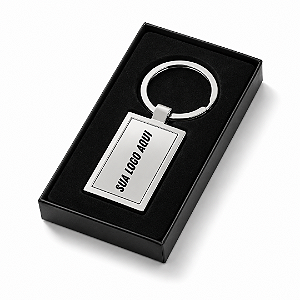 Chaveiro Metal Retangular