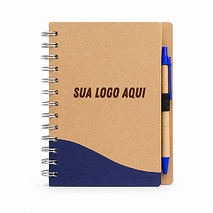 Caderno Ecológico com Caneta