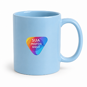 Caneca de Cerâmica Cores Pasteis 325ml