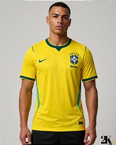 Camisa Brasil Nike I 2026/27 Amarela