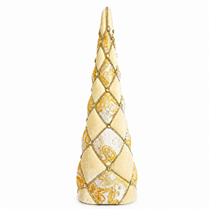 Árvore Decorativa em Tecido Bordado 56 cm