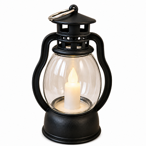 Mini Lamparina Decorativa com LED 9 cm