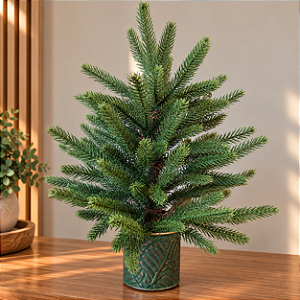 Pinheiro de natal realista 45 cm