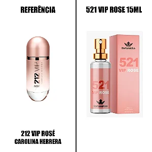 Bortoletto - Fragrância 521 Vip Rose 15ml