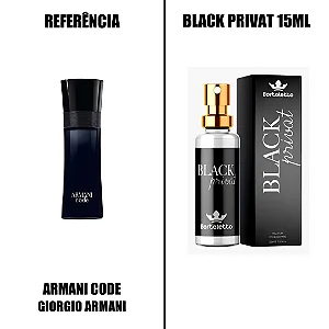Bortoletto - Fragrância Black Privat 15ml
