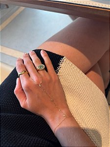 PULSEIRA DA MÃO ZIRCONIA