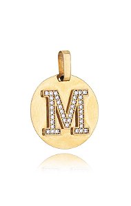 PINGENTE MEDALHA LETRA