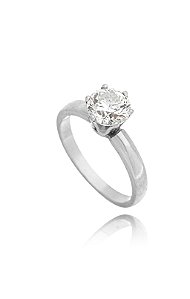 ANEL SOLITARIO 1,01CT C/ GIA