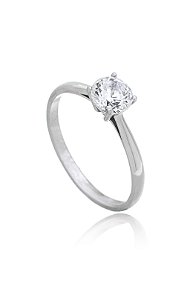 ANEL SOLITARIO 70 PONTOS C/ GIA