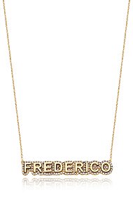 COLAR NOME BORDA DIAMANTE