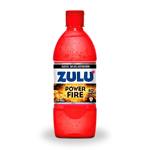 Álcool Gel 80° Acendedor Zulu 500 gramas