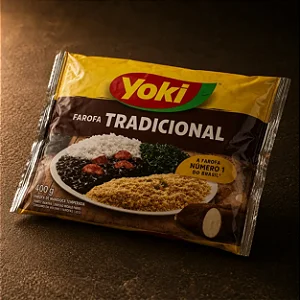 Farofa Tradicional Yoki 400 gramas
