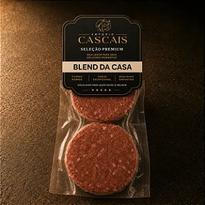 Hamburguer Blend da Casa (Patinho com Toque de Bacon) aproximadamente 300 gramas
