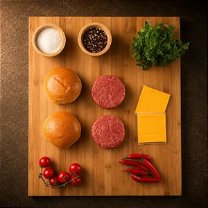 Kit Hamburguer Blend da Casa para 02 Pessoas
