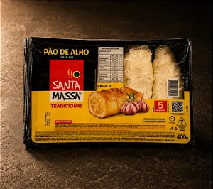 Pão de Alho Santa Massa Tradicional 400 gramas