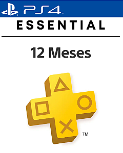 Ps Plus Essencial - PS4 - Edição Padrão - Mídia Digital