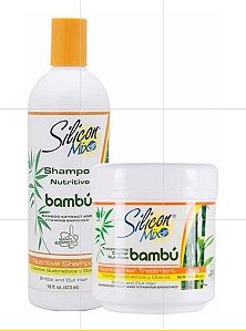 Kit Silicon Mix Bambu Shampoo 473ml + Máscara 450g