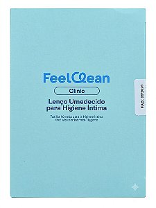 Lenço Umedecido Para Higiene Íntima Feelclean Clinic 50 Unidades