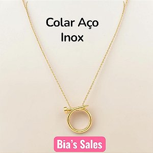 Colar aço inox