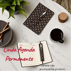 Agenda Unissex para Reuniões e Uso Pessoal