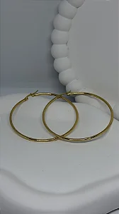 Brinco Dourado de Aço Inox