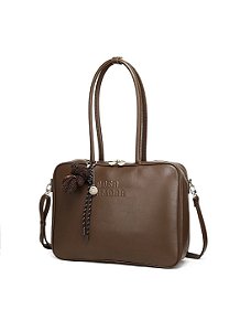 Bolsa Rosa Amora para Notebook Marrom