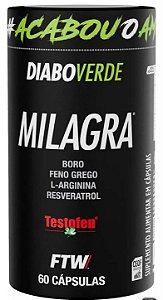 milagra pote 60 caps FTW - Diabo verde sem sabor