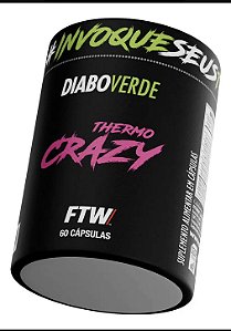 termogenico thermo crazy pote 60 caps FTW - Diabo verde