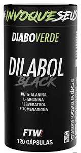 Dilabol Black Vasodilatador Pote 120 Caps FTW - Diabo Verde