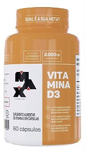 vitamina D3 60 capsulas - MAX TITANIUM