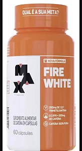 Termogenico Fire white 60 caps - MAX TITANIUM - cafeína
