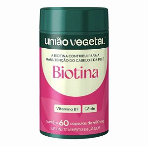 Biotina 480mg 60 Caps - uniao vegetal