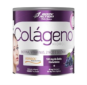 colágeno Hidrolisado Biotina c/ Verisol 200g - BodyAction