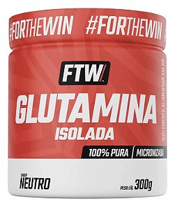 Glutamina 100% Pura e Isolada 300g - FTW