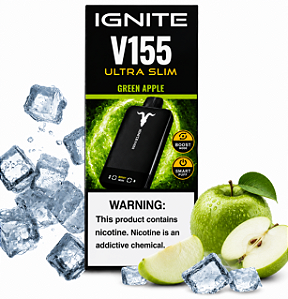POD IGNITE V155 ULTRA SLIM - GREEN APPLE
