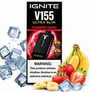 POD IGNITE V155 ULTRA SLIM - STRAWBERRY BANANA