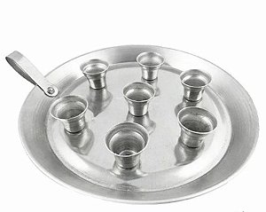 Castiçal Aluminio 7 Velas