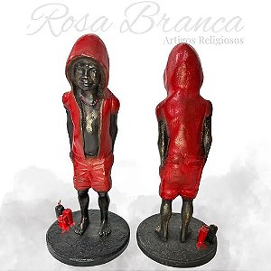 Imagem Resina Premium - Exu Mirim - 22cm