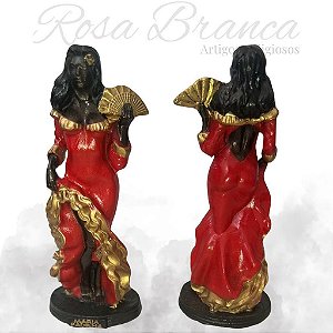Imagem Resina Premium - Maria Padilha Vermelha - 15cm