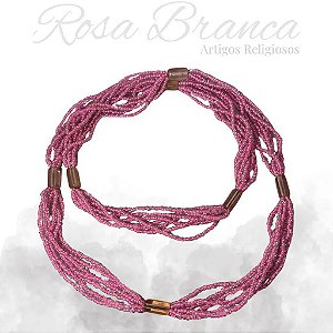 Brajá 7 Fios Rosa