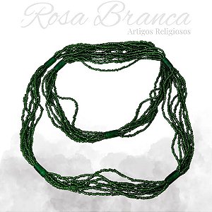 Brajá 7 Fios Verde Cristal