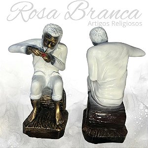 Imagem Gesso - Preto Velho Sentado