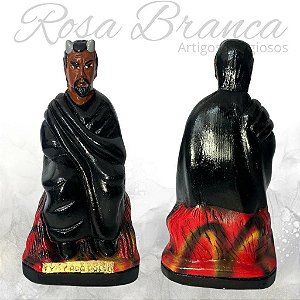Imagem Gesso - Exu Capa Preta