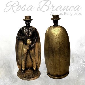 Imagem Resina Premium - Exu do Ouro - 15cm