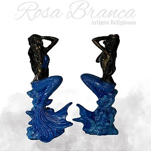 Imagem Resina Premium - Iemanja Sereia - 15cm